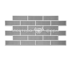 Форма фасада №43 "Гладкий кирпич пазловой"