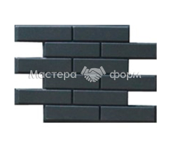 Форма для плитки №17 "Кирпич гладкий пазловой"