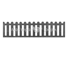 Форма для забора АБС №74