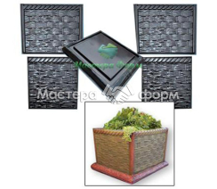 Вазон "Плетенка" АБС 