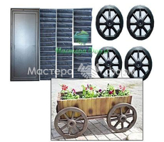 Вазон "Телега" АБС