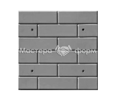 Форма для плитки №3 "Кирпич гладкий"