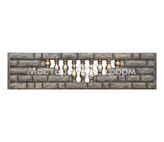 Форма для забора АБС №165