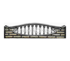 Форма для забора №39 из стеклопластика