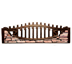 Форма для забора №151 из стеклопластика