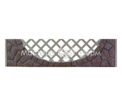 Форма для забора АБС №3