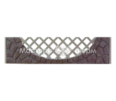 Форма для забора АБС №3