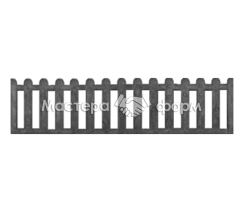 Форма для забора АБС №74