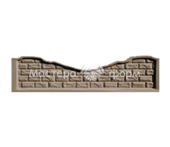 Форма для забора №27 из стеклопластика