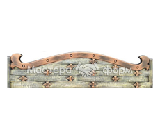 Форма для забора №70 из стеклопластика