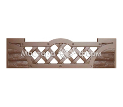 Форма для забора №227 из стеклопластика