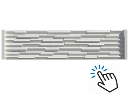 Форма для забора АБС №63